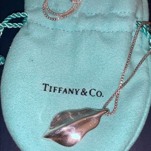 Tiffany leaf necklace